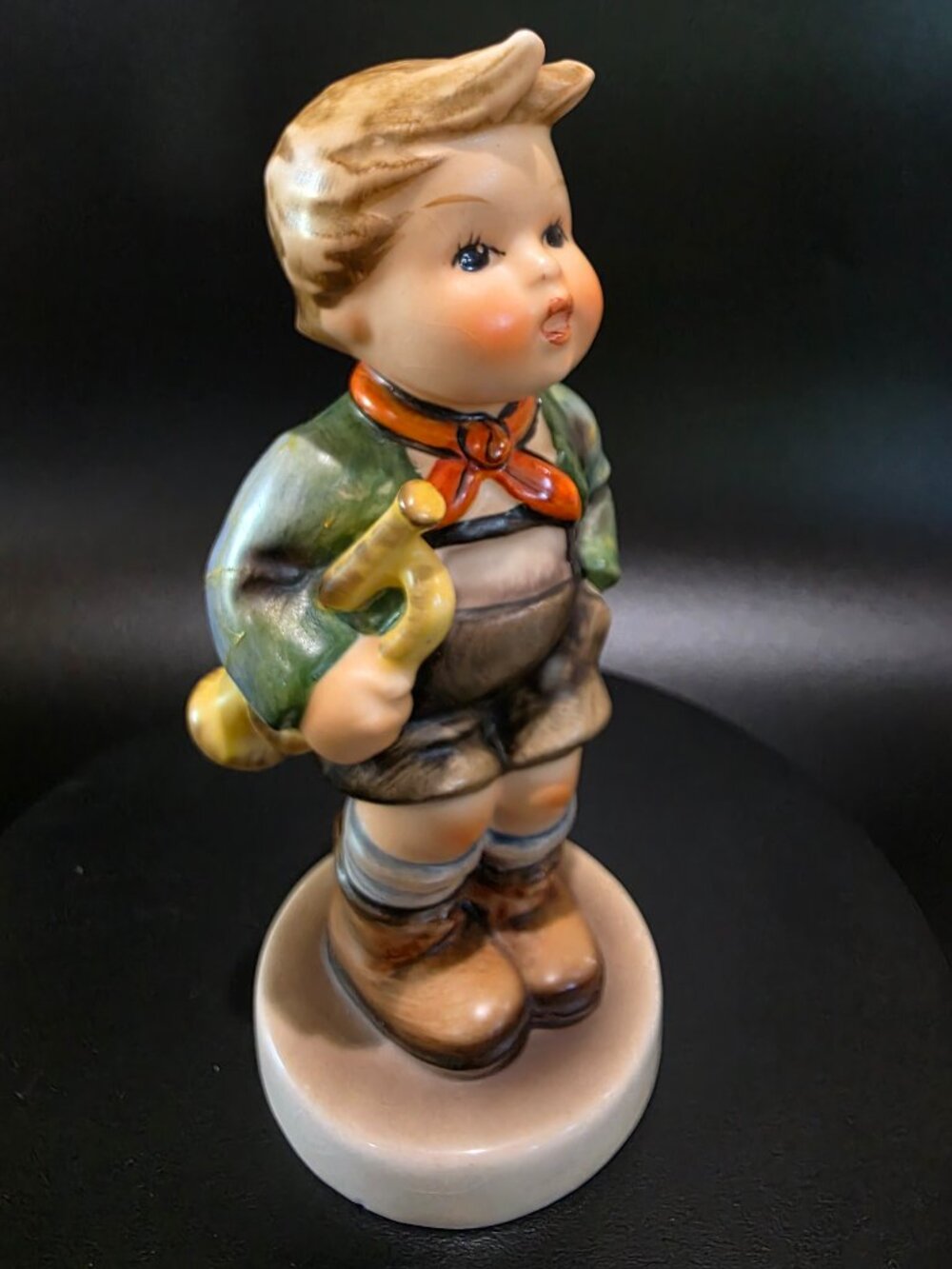 Vintage Goebel M.I. Hummel Figurine TRUMPET BOY 97 TMK 5 Last Bee West Germany